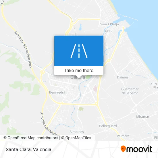 Santa Clara map