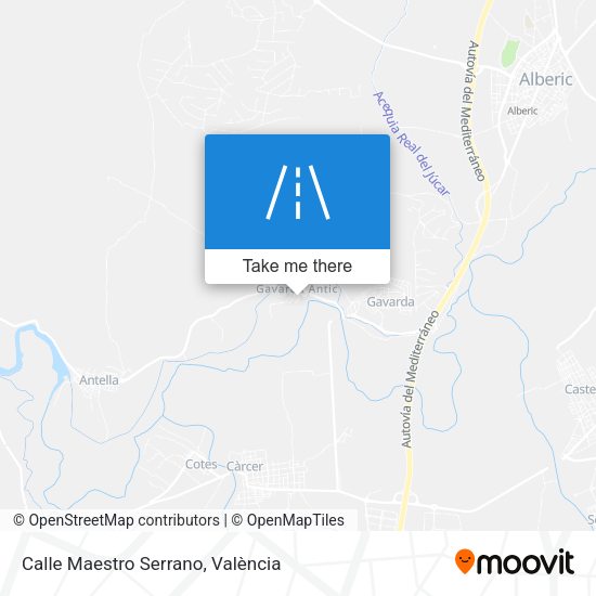 Calle Maestro Serrano map