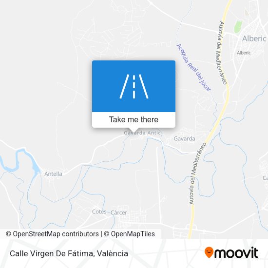 Calle Virgen De Fátima map