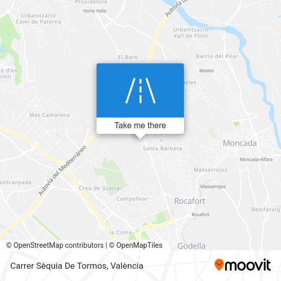 Carrer Sèquia De Tormos map