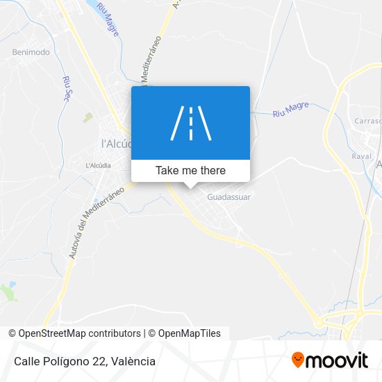 Calle Polígono 22 map