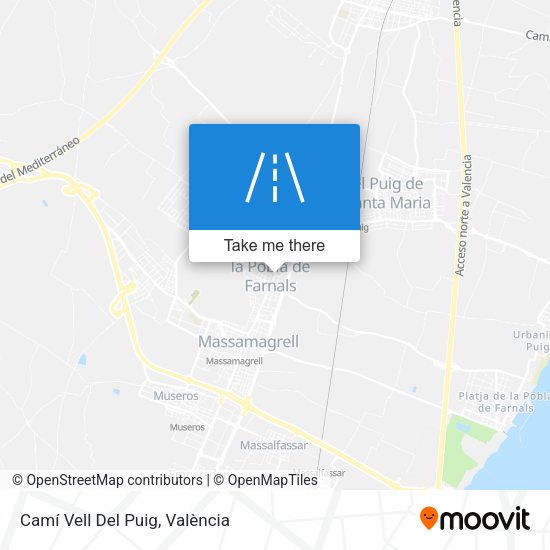 Camí Vell Del Puig map