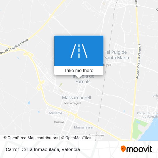 Carrer De La Inmaculada map