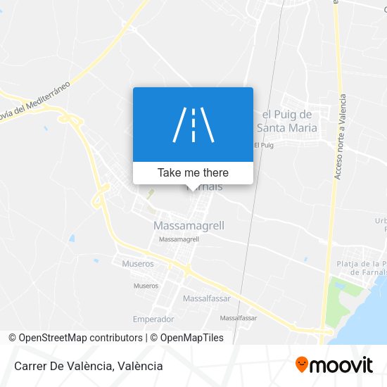 Carrer De València map