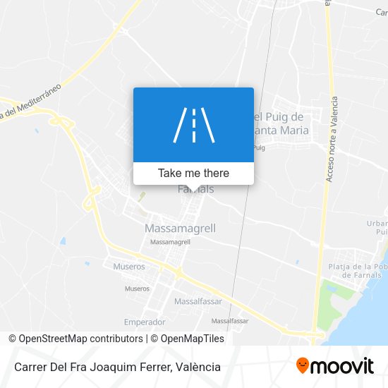 Carrer Del Fra Joaquim Ferrer map