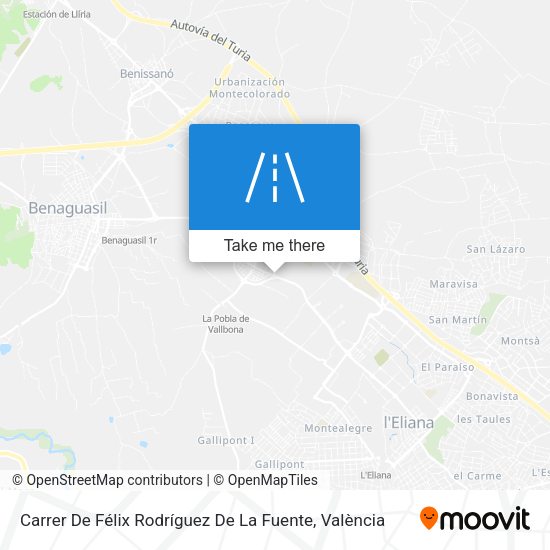 Carrer De Félix Rodríguez De La Fuente map