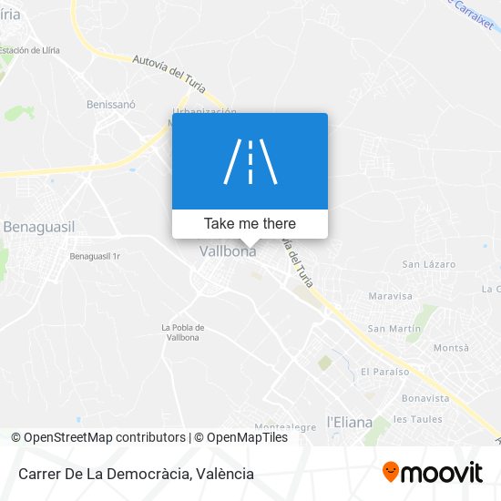 mapa Carrer De La Democràcia