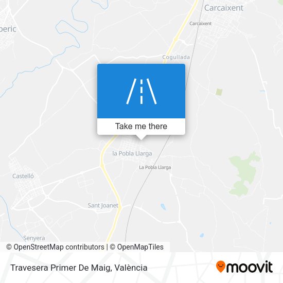 Travesera Primer De Maig map