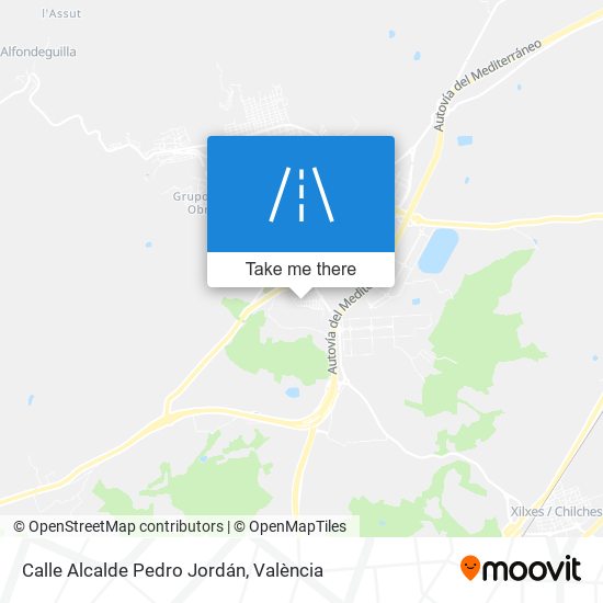 Calle Alcalde Pedro Jordán map