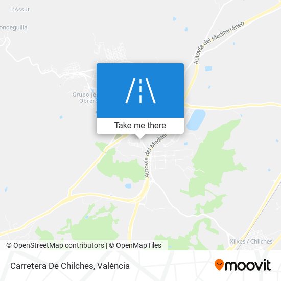 Carretera De Chilches map