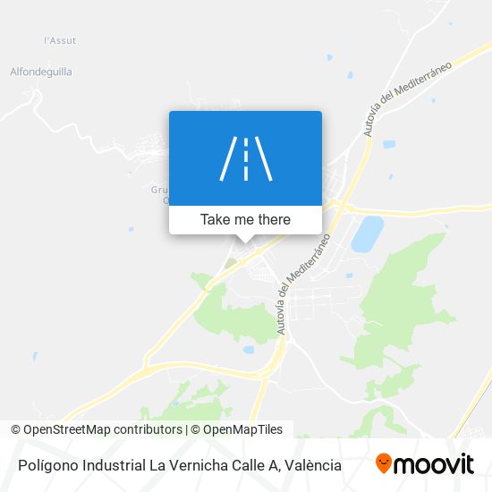 Polígono Industrial La Vernicha Calle A map