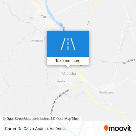 Carrer De Calvo Acacio map
