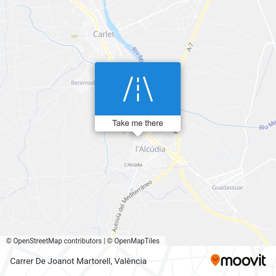 Carrer De Joanot Martorell map