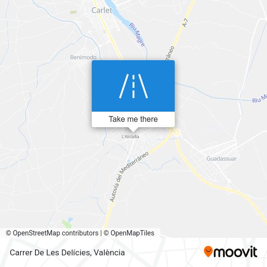 Carrer De Les Delícies map