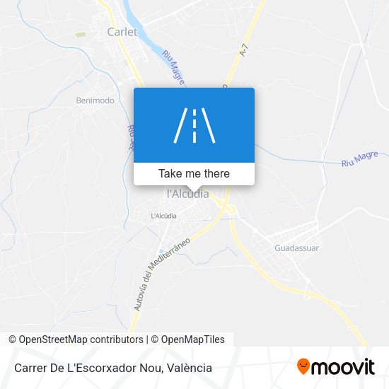 Carrer De L'Escorxador Nou map