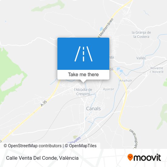 Calle Venta Del Conde map