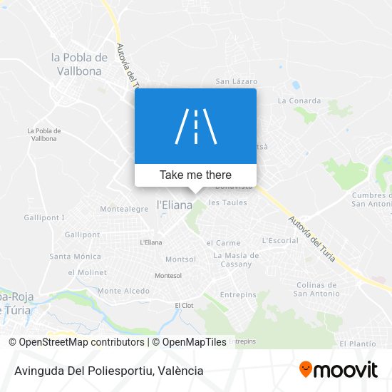 Avinguda Del Poliesportiu map