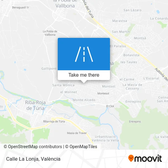 Calle La Lonja map