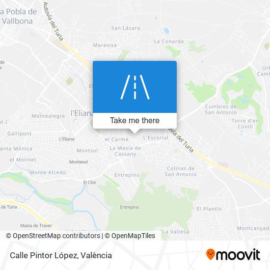 mapa Calle Pintor López