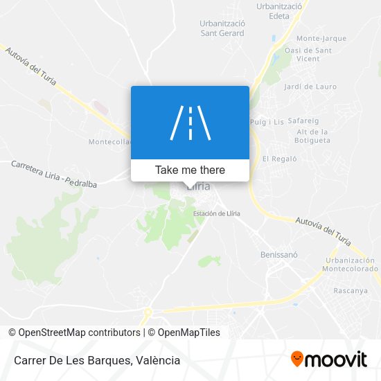 Carrer De Les Barques map