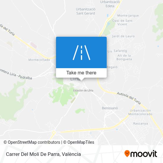 Carrer Del Molí De Parra map