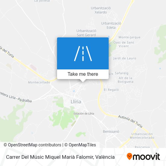 Carrer Del Músic Miquel Marià Falomir map