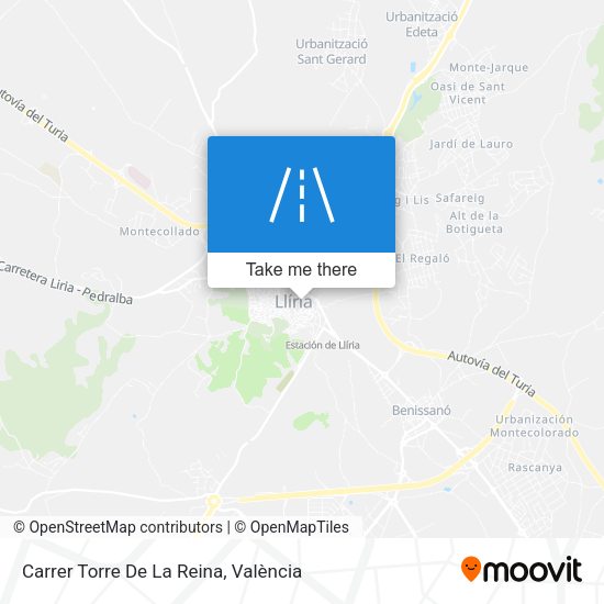 Carrer Torre De La Reina map