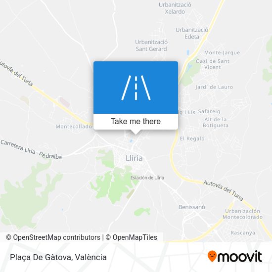 Plaça De Gàtova map