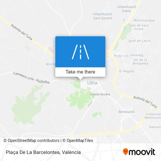 Plaça De La Barcelontea map