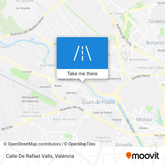 Calle De Rafael Valls map