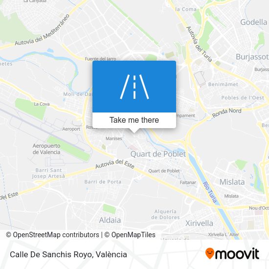 Calle De Sanchis Royo map