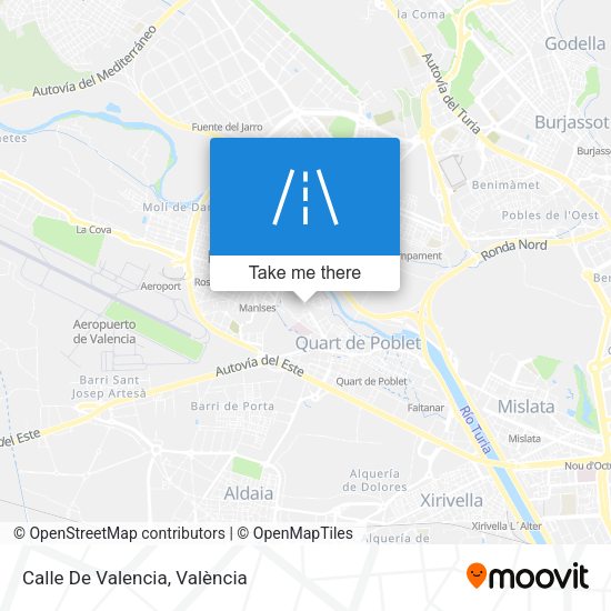 Calle De Valencia map