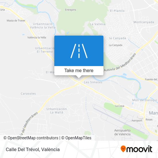 Calle Del Trévol map