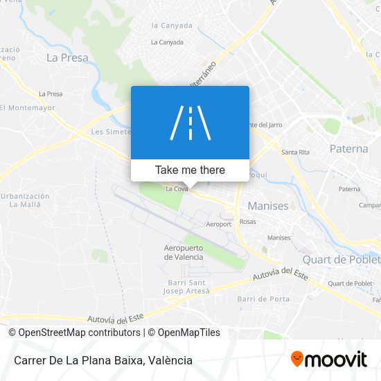Carrer De La Plana Baixa map