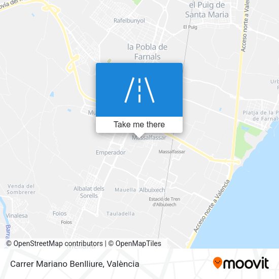 Carrer Mariano Benlliure map