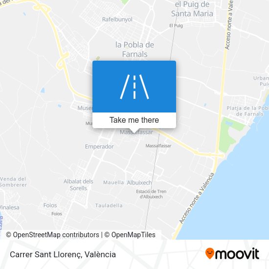Carrer Sant Llorenç map
