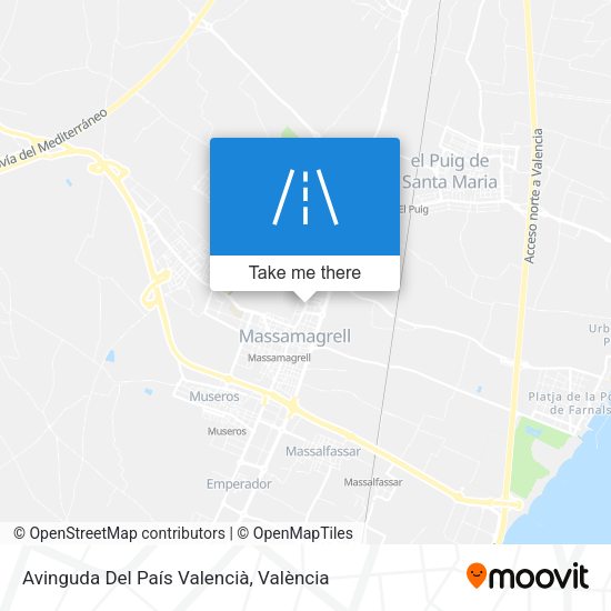 Avinguda Del País Valencià map