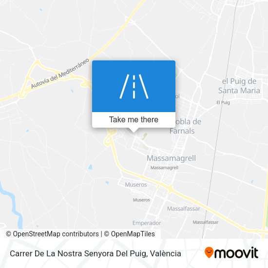 Carrer De La Nostra Senyora Del Puig map