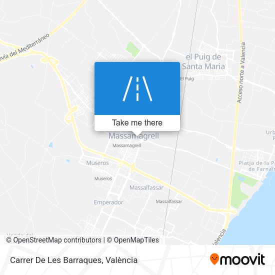 Carrer De Les Barraques map