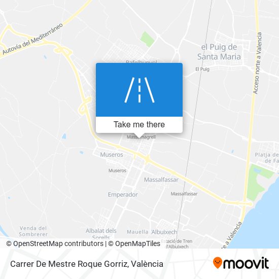Carrer De Mestre Roque Gorriz map