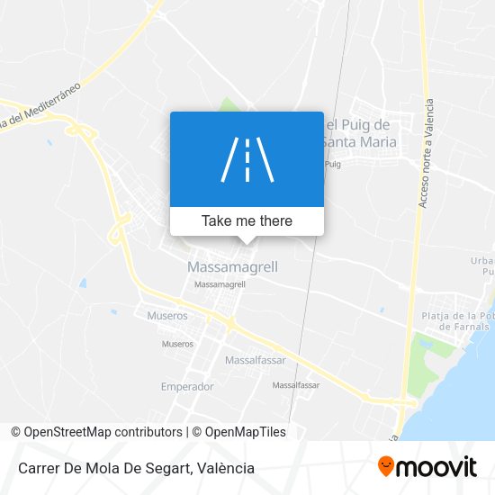 Carrer De Mola De Segart map