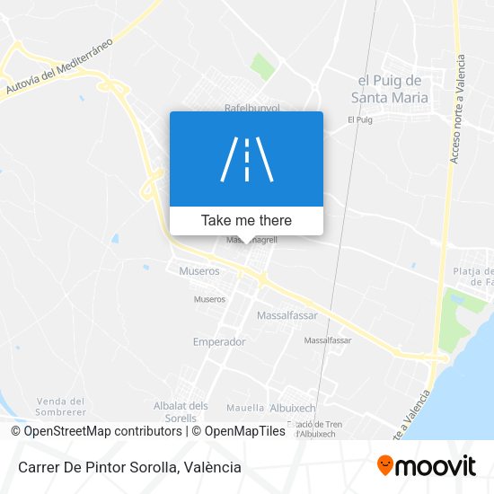 Carrer De Pintor Sorolla map