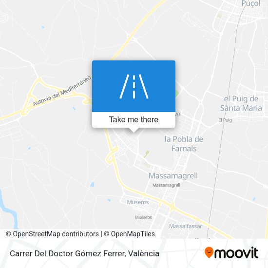 Carrer Del Doctor Gómez Ferrer map
