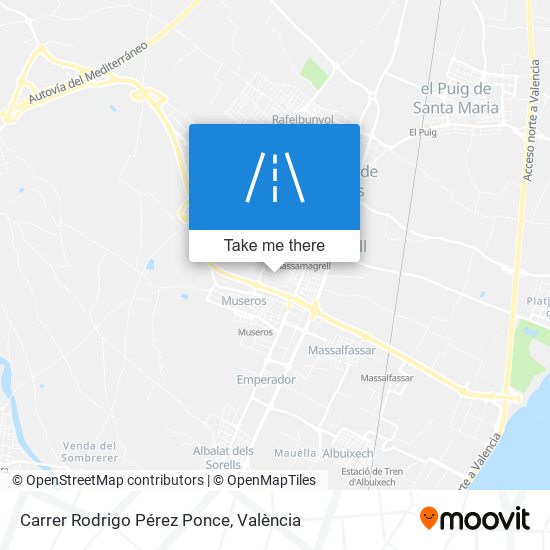 Carrer Rodrigo Pérez Ponce map