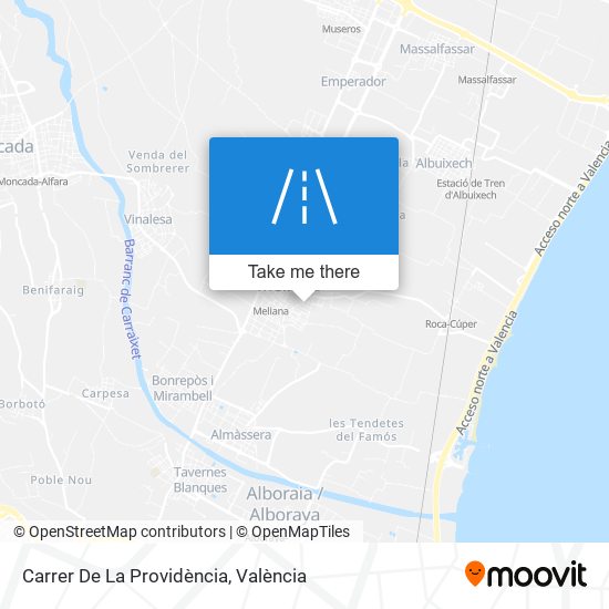 mapa Carrer De La Providència