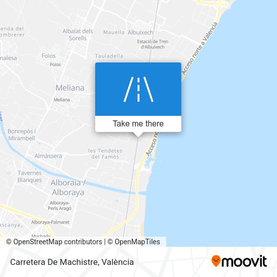 Carretera De Machistre map