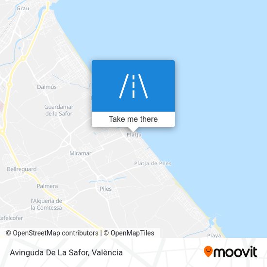 Avinguda De La Safor map