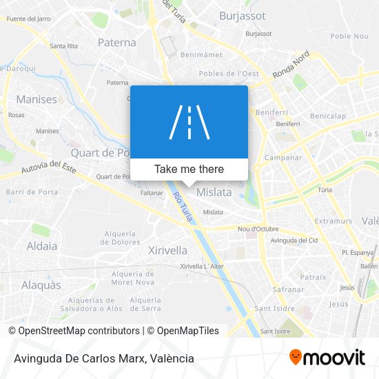 Avinguda De Carlos Marx map