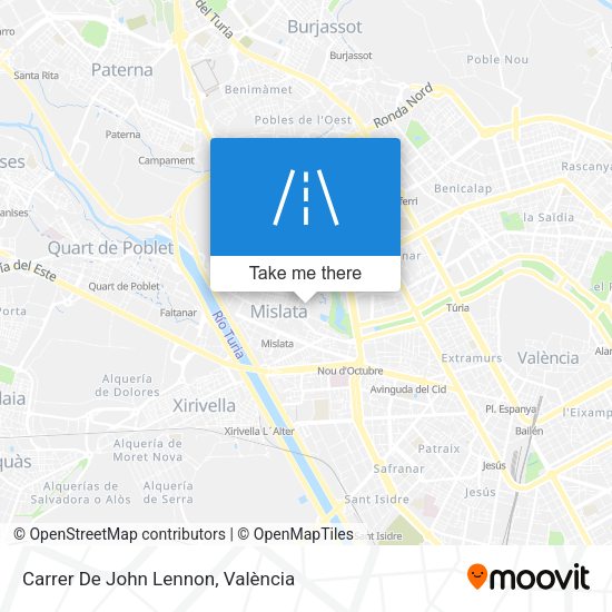 Carrer De John Lennon map