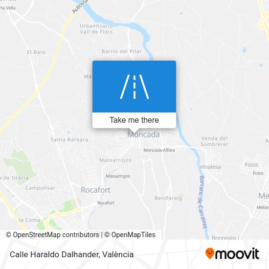 Calle Haraldo Dalhander map